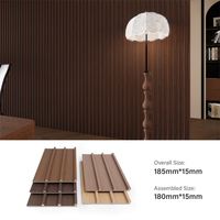 Panneaux muraux intérieurs WPC disponibles en plusieurs couleurs, large variété de styles avec accessoires assortis pour les projets