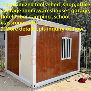 Tùy chỉnh ngoài trời hiện đại đầu hồi mái Casa văn phòng lưu trữ nhà kho prefab nhà kho đúc sẵn phẳng gói container nhà - Product Image 2