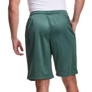 Wholesale Price Casual Wear <b>Men's</b> <b>Elastic</b> <b>Waist</b> Solid Breathable Workout Sports Running <b>Shorts</b> with Pockets - Product Image 3
