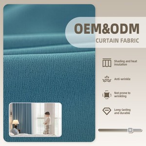 <span class=keywords><strong>Tissu</strong></span> de rideau jacquard <span class=keywords><strong>occultant</strong></span> gaufré Colors Tex ODM OEM, poids lourd 358 GSM, pour textiles de maison et salon, vendu <span class=keywords><strong>au</strong></span> <span class=keywords><strong>mètre</strong></span>. - Product Image 1