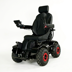 Silla de Ruedas Todoterreno con Función de Control por Voz Opcional, Respaldo Reclinable y Funciones de Elevación de Piernas - BZ-WZQX9 BZ-WZQX9 Electromag - Product Image 1