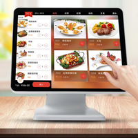 9,7 Pantalla táctil dual de 15,6 pulgadas Android Pos Machine All in One Pos Systems Terminal de software de caja registradora para restaurante minorista