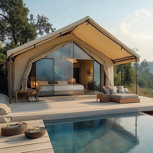 Linh hoạt tùy chỉnh sang trọng vải khu nghỉ mát glamping phòng khách sạn Safari lều cho các kịch bản đa dạng - Product Image 2