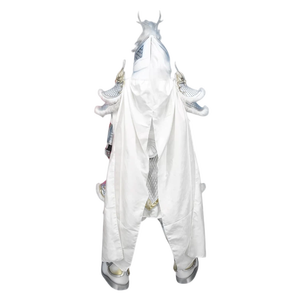 Traje Mecánico Personalizado a Gran Escala <span class=keywords><strong>para</strong></span> Eventos <span class=keywords><strong>de</strong></span> <span class=keywords><strong>Halloween</strong></span>, Actuaciones, <span class=keywords><strong>Alquiler</strong></span> Comercial, Accesorios - Caballo Dragón Blanco - Product Image 3