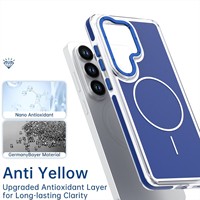 Étui de téléphone magnétique robuste pour Samsung Galaxy S26 Ultra, double couche, antichoc, protection robuste, coque de téléphone mobile