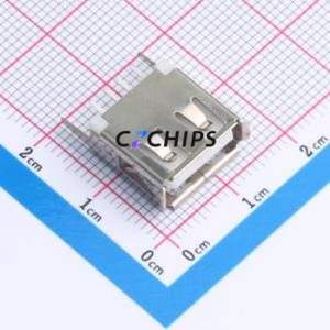 XUBF-0218-0139 USB Connector Through hole Component (THT) Connector Type-A USB 2.0 Female Through Hole - Product Image 1