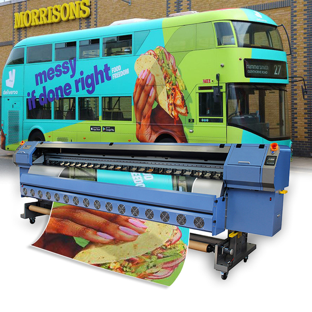 3.2 M High Speed Large Wide Format Printing Machine Allwin Konica Minolta 512i 4 Heads Solvent Printer for Flex Banner Printing