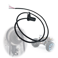 Yuli YH-101DC 20000Hz Capteur de tonalité ABS à effet Hall 3 fils, type sonde à disque rainuré, pour roue arrière et avant droite, pour LGV