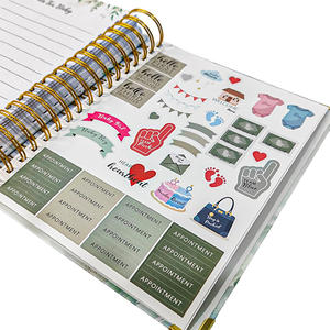 2025 מחברת ספירלה מותארת אישית עם מגיני ספר פינתי מתכתי פינתי a4 a5 הדפסת פלאנר שבועי - Product Image 3