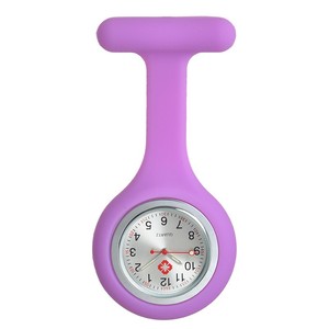 New Arrival Promotional Custom <strong>Silicone</strong> Waterproof Doctor Pocket <strong>Watches</strong> Clip Hang Medicine Clock With Timer - Product Image 3