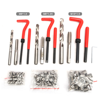 Kit de réparation de filetage PEXMIENTAS en boîte métallique, 30 pièces, outil de réparation de filetage M5