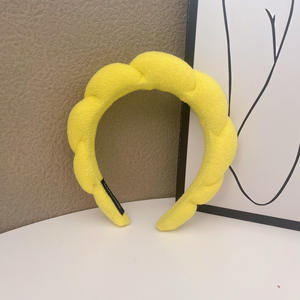 Diadema de baño con diseño de nubes para mujeres <span class=keywords><strong>y</strong></span> niñas-Turbante de cabello absorbente suave para ducha, spa, lavado de <span class=keywords><strong>cara</strong></span> - Product Image 2