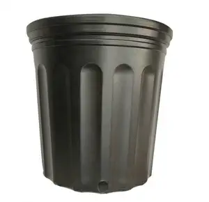 Factory Direct Stock Cheap Wholesale 1/2/3/5/HDPE Nursery Gallon Trade Indoor Green Black Plastic Flower Growing Potsts
