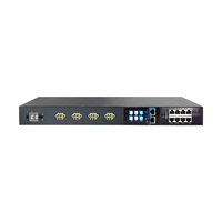 PDU intelligent à courant continu (CC) 24V 48V avec surveillance à distance, protection contre les surcharges, détection de température, humidité, fumée, porte et eau