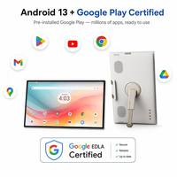 Téléviseur portable multifonction 27 pouces 16:9 avec écran tactile, moniteur 1080p Android 13 Google avec caméra 1300MP