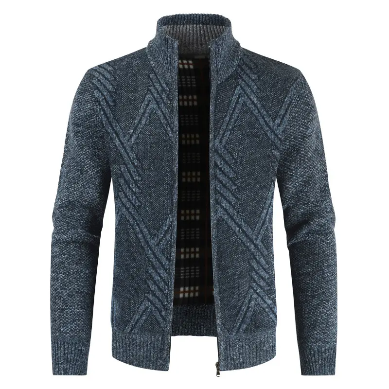 Factory Hot Sale Custom Cardigan Sweater For Man Sweater Men Long-sleeved Casual Pullover Sweater