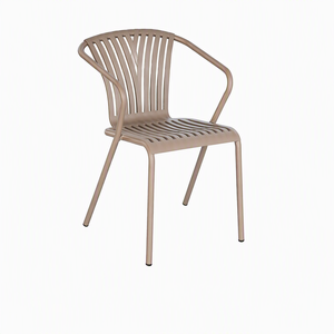 Autres meubles d'extérieur - Chaise de bistrot moderne pour café et loisirs en plein air - Chaise de salle à manger légère avec accoudoirs pour balcon - Product Image 1