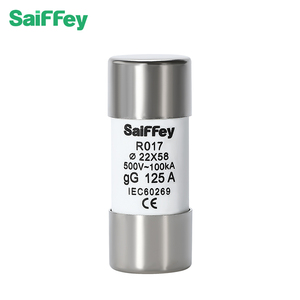<span class=keywords><strong>Fusible</strong></span> cylindrique électrique de services d'OEM de SaiFFey double chapeau R015 <span class=keywords><strong>gG</strong></span> 10*38mm AC500V HRC <span class=keywords><strong>fusible</strong></span> pour la base de RT18-32 fabriquée en Chine - Product Image 5