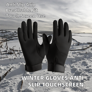 Gants d'hiver en néoprène respirants unisexes pour l'extérieur, antidérapants, compatibles avec les écrans tactiles, pour le froid, le vélo, la conduite, la randonnée, la course à pied - Product Image 2