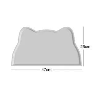 Tapis d'alimentation pour animaux <span class=keywords><strong>de</strong></span> compagnie - Plateau en silicone extra large pour nourriture pour chats et chiens, fournitures pour animaux <span class=keywords><strong>de</strong></span> compagnie - Product Image 6