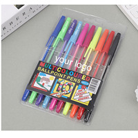 Stylos Bille Multicolores 2026, Pointe Moyenne 1,0 mm, Ensemble de Stylos Colorés pour Journalisation et Planification, Écriture Longue Durée