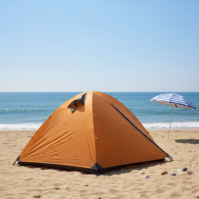 In Stock 2-Person Cheap Camping Tent/Shelter for Outdoor Adventures