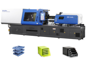 HD260ton assiettes en plastique jetables tasses faisant des machines de prix de machine de moulage par injection 260ton - Product Image 3