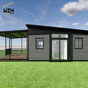 주거 준비 완료된 컨테이너 하우스, 2베드룸, 욕실 및 주방 포함, 고급 주택 키트 하우스 - Product Image 1