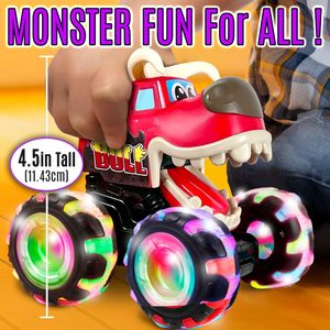 EPT Press Friction Space Car Toy Press Go Led Light Wheels Niños Little Plastic Friction Car Monster Truck Juguetes - Product Image 5