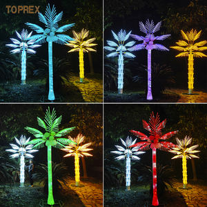 Palmera Gigante <span class=keywords><strong>de</strong></span> Coco Verde con Luces LED, Decoración Impermeable para Playa, Navidad y Año Nuevo - Product Image 3
