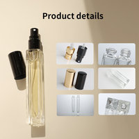 Flacons de parfum en verre vides avec logo personnalisé, flacon de parfum de luxe de 10 ml avec boîte, atomiseur de parfum de voyage