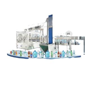 Ligne de production automatique d'eau en bouteille incluant le traitement/soufflage/remplissage/séchage à l'air/étiquetage/codage/emballage sous film/palettisation/machine à film soufflant - Product Image 2