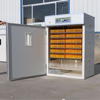 Incubateur d'œufs numérique automatique multifonctionnel pour 1056 œufs, couveuse et éleveuse pour poulets, canards et oies
