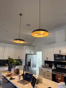 <span class=keywords><strong>Suspension</strong></span> moderne en métal noir et or, <span class=keywords><strong>style</strong></span> <span class=keywords><strong>industriel</strong></span>, luminaire de plafond pour îlot de <span class=keywords><strong>cuisine</strong></span>, table à manger, bar - Product Image 3