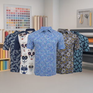 OEM de haute qualité 88 polyester 12 spandex allover athlétique vêtements de golf imprimé pull polo tricoté polo pour hommes - Product Image 1