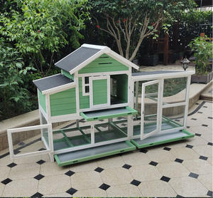 <span class=keywords><strong>Clapier</strong></span> à <span class=keywords><strong>lapin</strong></span> en <span class=keywords><strong>bois</strong></span> de conception professionnelle avec maison pour animaux de compagnie durable pour garder et soigner les petits animaux de jardin - Product Image 2