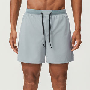 กางเกงวิ่งออกกำลังกายผู้ชายแบบสองชั้น ผลิตโดย OEM แห้งเร็ว ระบายอากาศได้ดี ยืดได้ 4 ทิศทาง มีกระเป๋า - Product Image 2