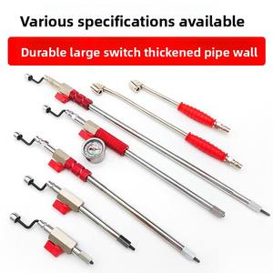 Manómetro Profesional para Inflar Neumáticos de Camión con Varilla de Inflado Rápido y Interruptor de Medidor de Aceite Reforzado - Product Image 5