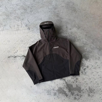 Vestes coupe-vent en nylon imperméables de haute qualité, personnalisées, pour l'extérieur, légères, grandes tailles, avec fermeture éclair intégrale, pour hommes