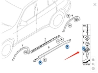 Table de montage OEM 51717189259 pour BMW X3 E83 X5 E70 X6 E71