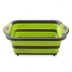 Producto de Cocina en Oferta, Tabla de Cortar Plegable de Plástico Multiusos 3 en 1 con Colador - Product Image 1