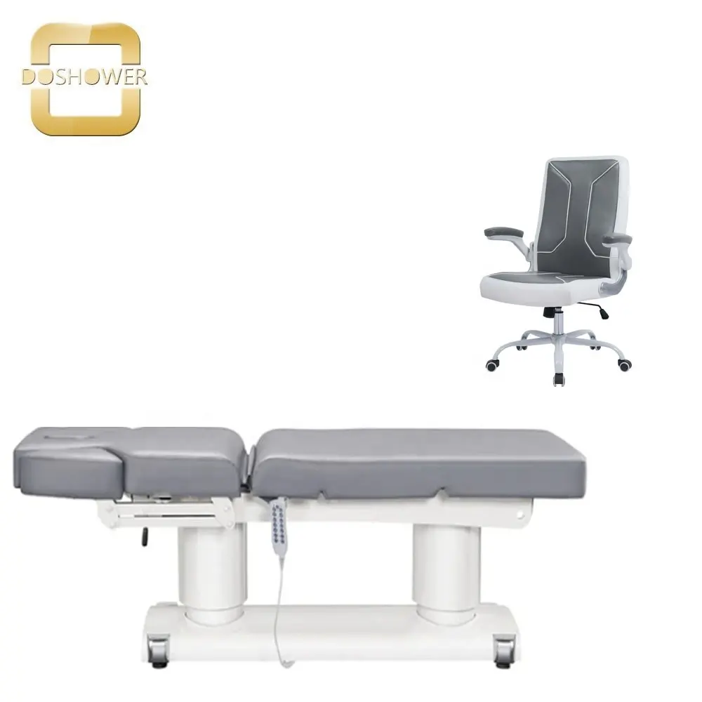 Table de traitement spa de massage de salon pour équipement de salle de beauté lit facial électrique de meubles de spa de soins de la peau