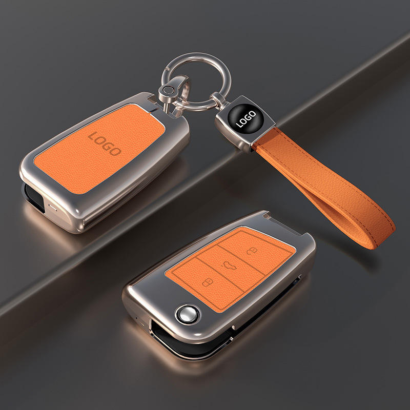 B ฝาครอบกุญแจสีส้มพร้อมสายคล้องข้อมือ