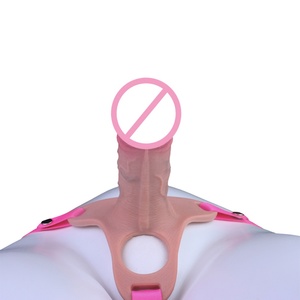 AS-064 Cage de chasteté masculine en silicone avec couvre-pénis réaliste, harnais de retenue pour pénis, verrouillage CB, jouet sexuel portable pour homme gay - Product Image 4