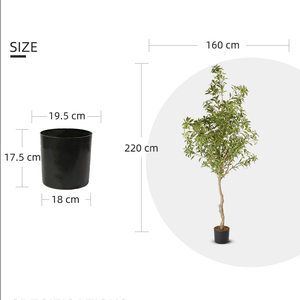 220cm arbre artificiel Faux japonais Andromeda arbre <span class=keywords><strong>plante</strong></span> artificielle plantes d'<span class=keywords><strong>intérieur</strong></span> pour la décoration de bureau à domicile - Product Image 5