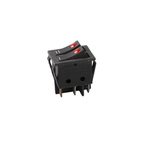 KCD4 Interrupteur à double bascule avec voyant LED DPST DPDT 10A 20A 250V AC On Off Interrupteur à bascule pour appareil