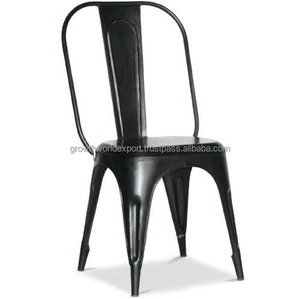 2024 chaise de salle à manger en métal moderne de qualité supérieure en cuir véritable pour la maison café Bar hôtel cuisine entrée appartement meubles de maison pour Villa - Product Image 3