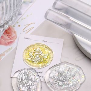 Bâton de colle haute transparence, diamètre 1,1 cm, longueur 27 cm, séchage rapide, pour estampage, sceau de cire, cartes - Product Image 4