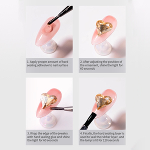 RS Nail 5g Hard Top Coat Super Shine 6 en 1 Multifuncional, Alta Viscosidad y Dureza, Esmalte <span class=keywords><strong>de</strong></span> <span class=keywords><strong>Uñas</strong></span> en Gel Sin Necesidad <span class=keywords><strong>de</strong></span> Limpiar - Product Image 6