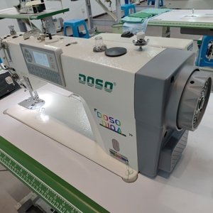 High Speed Single Needle Step Motor Type Automatic Industrial Lockstitch <b>Sewing</b> Machine with Long Arm - Product Image 1